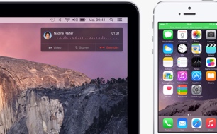 Telefonieren mit Mac und iPad via iPhone (iOS 8 + OSX 10.10