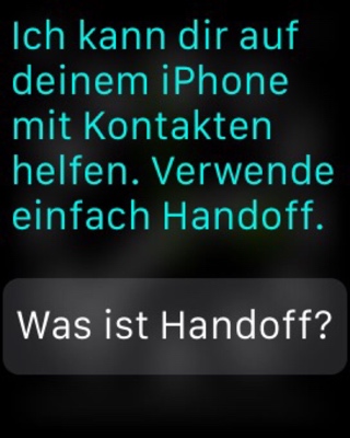 Immer wieder der Verweis auf Handoff.